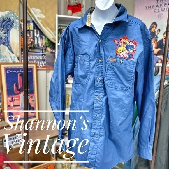 Carhartt Other - Carhartt Work shirt x Chainsaw Man  sz large button shirt A46